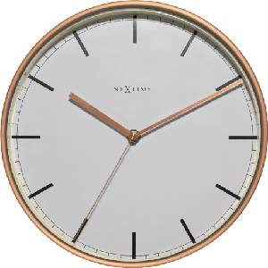 NeXtime Стенен часовник Company 25 см бял (3119st)