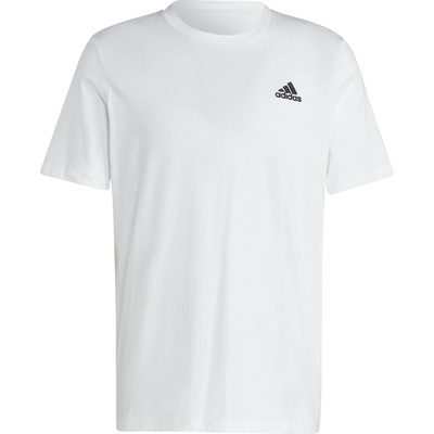 adidas Мъжка тениска Adidas Essentials Single Jersey Logo T-Shirt Mens - White/Black