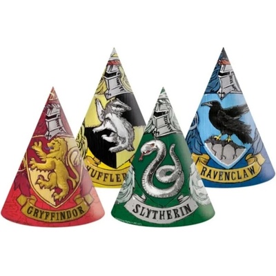 Procos Párty klobúčiky - Harry Potter fakulty 6ks
