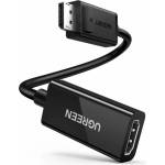 UGREEN Видео aдаптер мъжко DisplayPort към женско HDMI - Ugreen MM137 DisplayPort to HDMI 4K Adapter (black) (MM137)