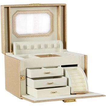 Stenberg luxusný kufrík na šperky ETUI zlatá