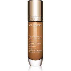 Clarins Skin Illusion Hydrating Foundation високо покривен фон дьо тен цвят 114.5W 30ml