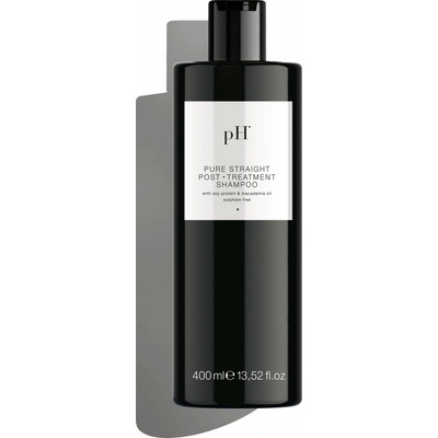 pH Laboratories Uhlazující šampon po vyhlazujícím ošetření PURE STRAIGHT POST-TREATMENT SHAMPOO 400 ml