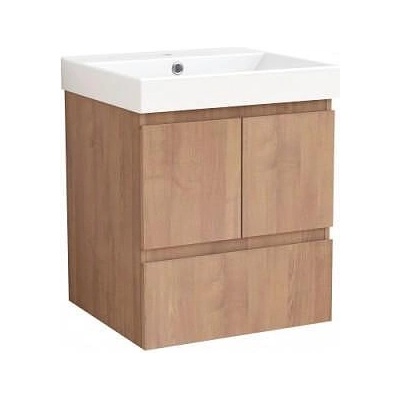 Inter Ceramic Конзолен PVC шкаф BETTINO-50 9047-50+УМИВ. 5953W-51CM, Inter Ceramic, 61.5x51x46см (9047-50+УМИВ. 5953W-51CM)