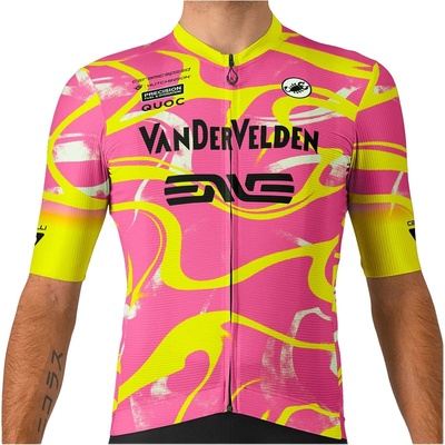 Castelli Мъжка фланелка с къс ръкав за колоездене Castelli Espresso Jersey Cycling jersey - Didi / Sponsor (056-3836-0211)