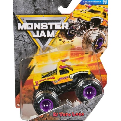 Monster Jam El Toro Loco žlutý 1:64