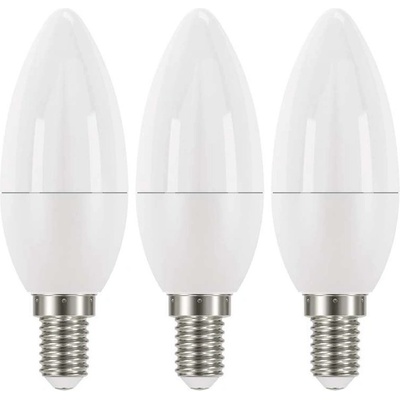 Emos LED žiarovka Classic Candle 6W E14 teplá biela, 3ks
