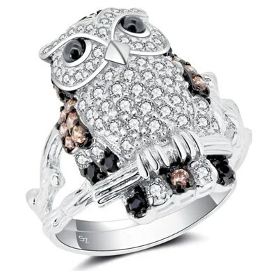 Seinerzeit Stříbrný prsten Sova Arno SZA 1990 127 M