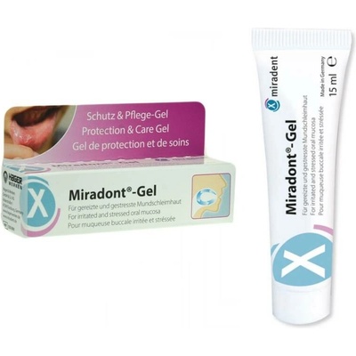 Miradent Gel na dásně bez fluoridu s chlorhexidinem 15 ml