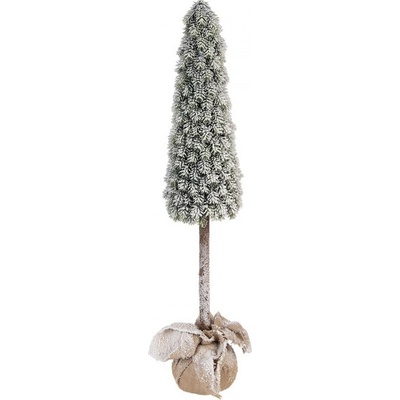 Vánoční dekorace jehličnatý stromek v jutě Ø 18*78 cm Clayre & Eef