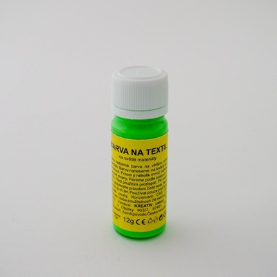 Barva na textil neon zářící pod UV světlem 12g 82 neon fialová