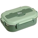Ecolife Кутия за храна 1л 3 части Green