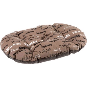 Ferplast Relax C - Памучна възглавница за котки и кучета, 85//55 см. - кафява