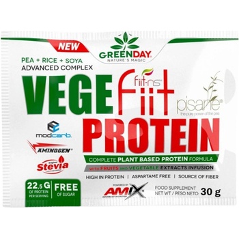 Amix Nutrition Greenday VEGEfiit Protein [30 грама] Шоколад с Фъстъци и Карамел