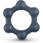 Boners Hexagon Cockring Steel Balls пръстен за пенис 7.5 см