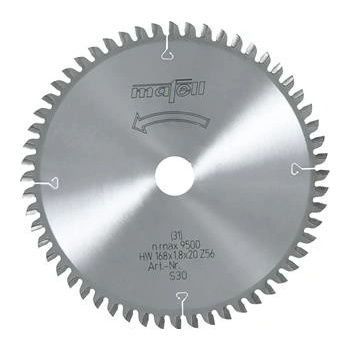 Mafell Pilový kotouč-HM, 168 x 1,2/1,8 x 20 mm, Z 56, WZ (092482)