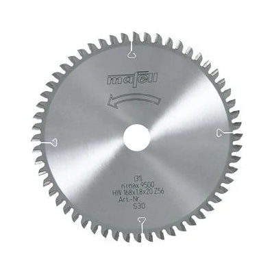 Mafell Pilový kotouč-HM, 168 x 1,2/1,8 x 20 mm, Z 56, WZ (092482)