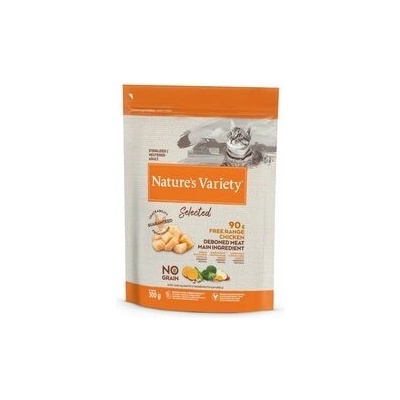 Nature's Variety selected cat sterilized s kuracím 300 g