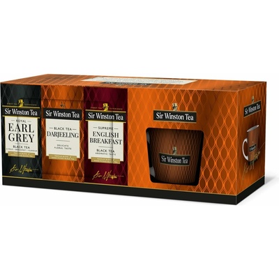 Teekanne On-pack Sir Winston Black Tea 3 x 20 sáčkov