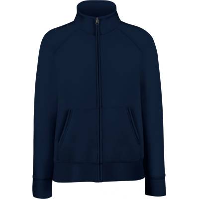 Fruit of the Loom PREMIUM LADY-FIT SWEAT JACKET / Дамски суитшърт с цип - тъмносин XS (162116a3600)