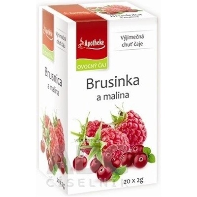 Apotheke Brusinka a malina čaj PREMIER SELECTION 20 x 2 g