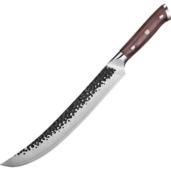 IZMAEL Damaškový kuchynský nôž Tetsuya Slaughter/Hnedá 25.7 cm