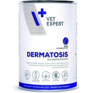 VetExpert Dermatosis Dog Salmon & Potato за кучета с алергични реакции от хранителен произход и обилна загуба на козина 400gr