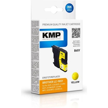 Compatible KMP Brother LC-985Y жълта неоригинална касета за принтер (1523,4009)