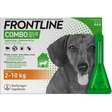 Frontline Combo Spot-On Dog S 2-10 kg 3 x 0,67 ml