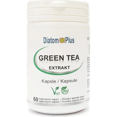 DiatomPlus Zelený čaj extrakt v rastlinných kapsuliach 60 ks