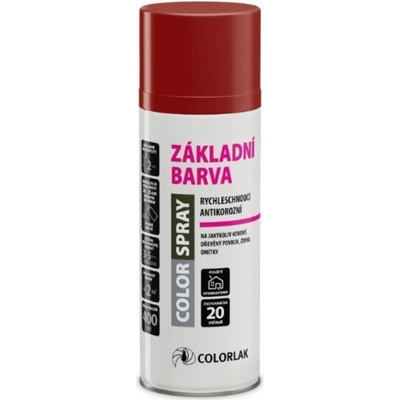Colorlak Colorspray základní barva 400 ml AC600 červená C0840 – Zboží Mobilmania