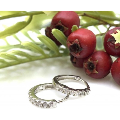 Jan Kos jewellery stříbrné náušnice kruhy 12122441