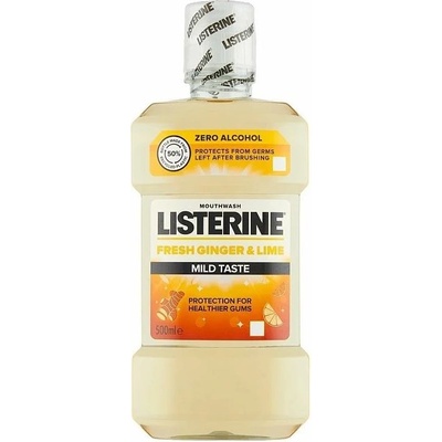 Listerine Ústna voda Fresh Ginger & Lime Mild Taste 500 ml