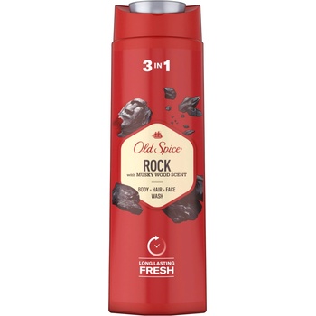 Old Spice Rock 3v1 sprchový gél a šampón pre mužov 3x400 ml