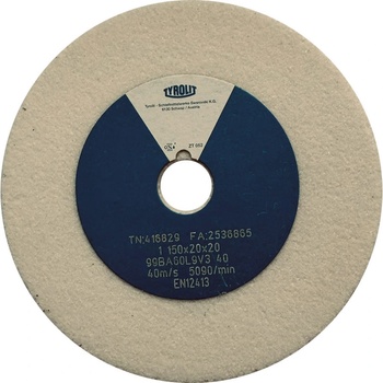 Tyrolit Brusný kotouč plochý 150 x 20 x 20 mm 99BA60L9V40 T416829