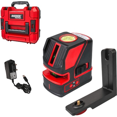 Raider Power Tools RAIDER RD-CLG01 260803 Нивелир лазерен зелени кръстосани линии 30m 180° (260803)