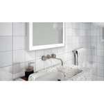 Dubiel Vitrum Logan Black LED правоъгълно огледало с обръщаемо лице 60x80 см (5905241007366)