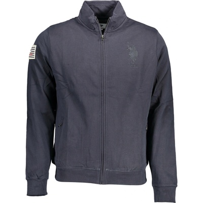 US Polo Assn pánska mikina na zips modrá