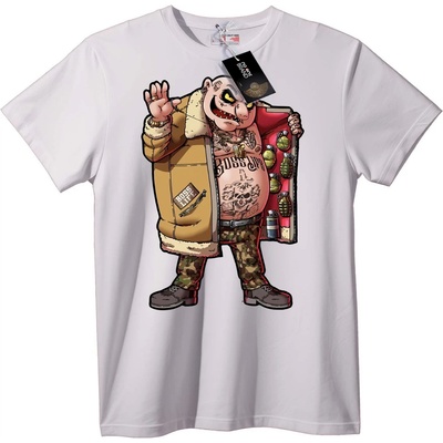 NOONEBRAND Тениска Boss Life гангстер - 2XL, White