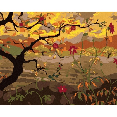 Zuty Malování Podle Čísel Jabloň S Červenými Plody Paul Ranson 80 x 100 cm Plátno Rám