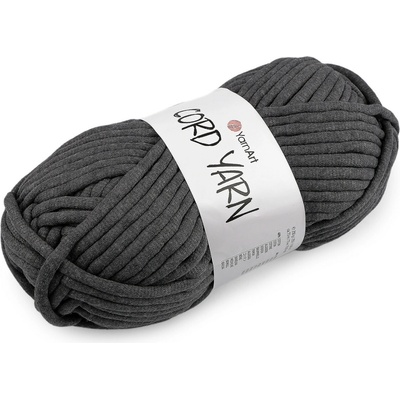 Pletací příze Cord Yarn 250 g šedá tmavá 1 ks