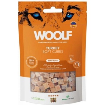 Woolf Dog Soft Cubes morka 100 g