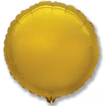 Image 1 of Flexmetal Фолиев кръгъл балон - златен 45 см