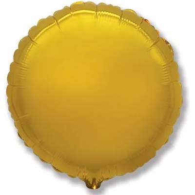 Flexmetal Фолиев кръгъл балон - златен 45 см