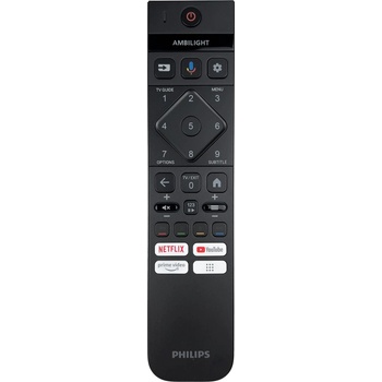 Philips 398GM10BEPHYE002CR titan, USB, 65OLED859 65OLED959 , 65PML8709, OLED808, OLED849, PUS8818 - оригинален дистанционен контрол с гласово управление и подсветка (398GM10BEPHYE002CR titan, USB, 65OLED859 65OLED959 , 65PML8709, OLED808, OLED849, PUS8818