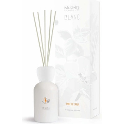 Mr&Mrs Fragrance Blanc difuzér Mint od Cuba Pomeranč a Máta 250 ml