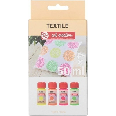Talens Art Creation Neon Farby na textil sada 4 x 50 ml