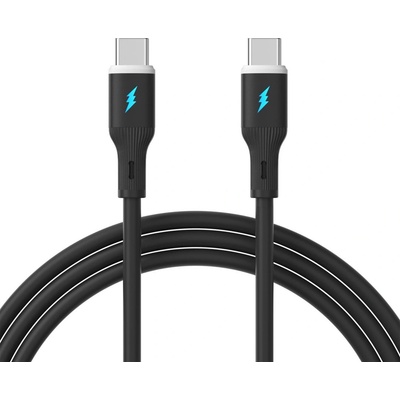 Akyga AK-USB-67 Кабел USB-C към USB-C 60W 1 м черен (AK-USB-67)