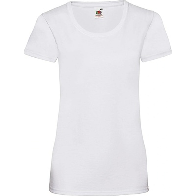 Fruit of the Loom Ladies Valueweight T bílá