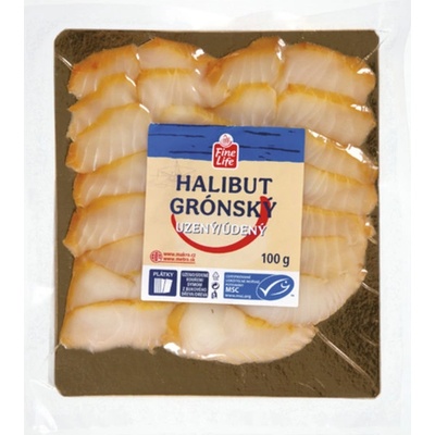 Fine Life Halibut Grónský MSC uzené plátky 100g – Sleviste.cz
